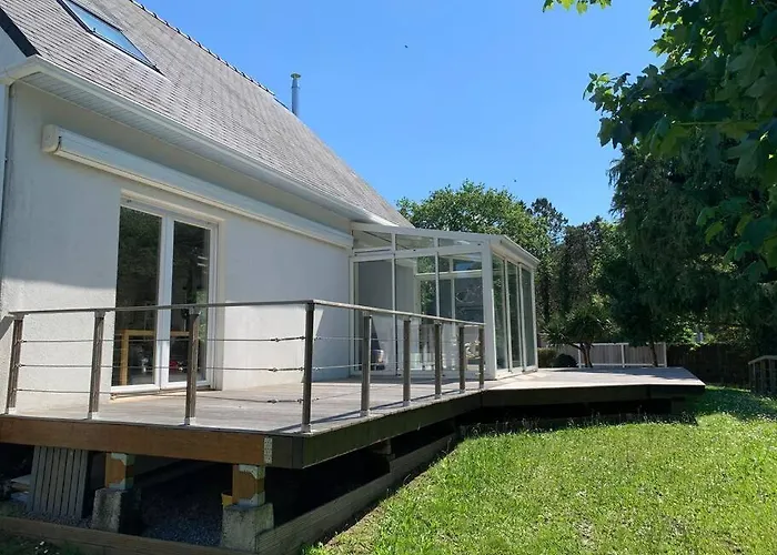 Dom wakacyjny Maison En Bois Avec Vue Sur Etang De Sandun *