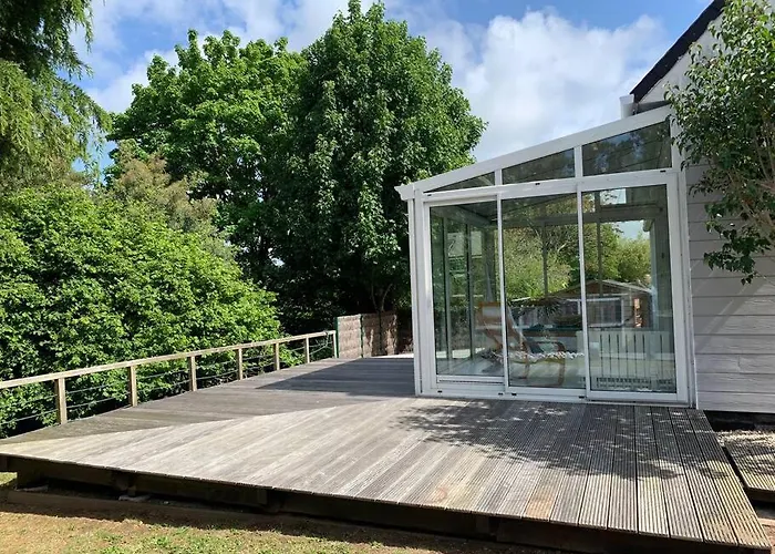 Dom wakacyjny Maison En Bois Avec Vue Sur Etang De Sandun Guérande