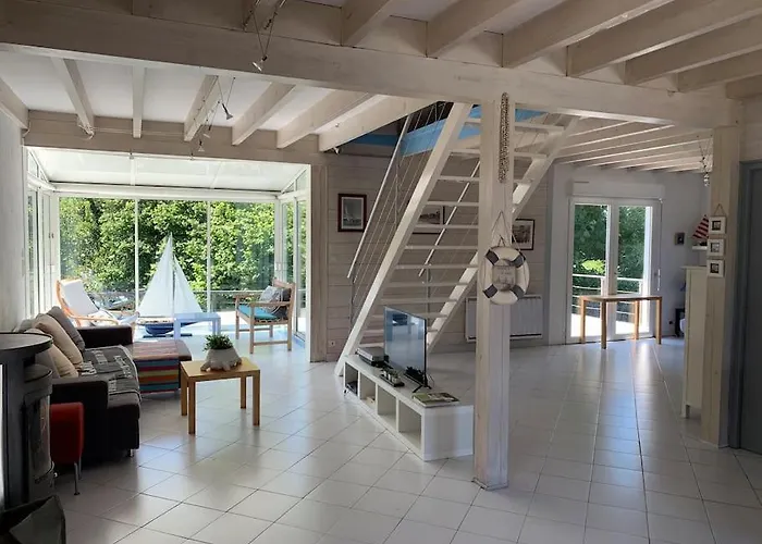 Dom wakacyjny Maison En Bois Avec Vue Sur Etang De Sandun Guérande